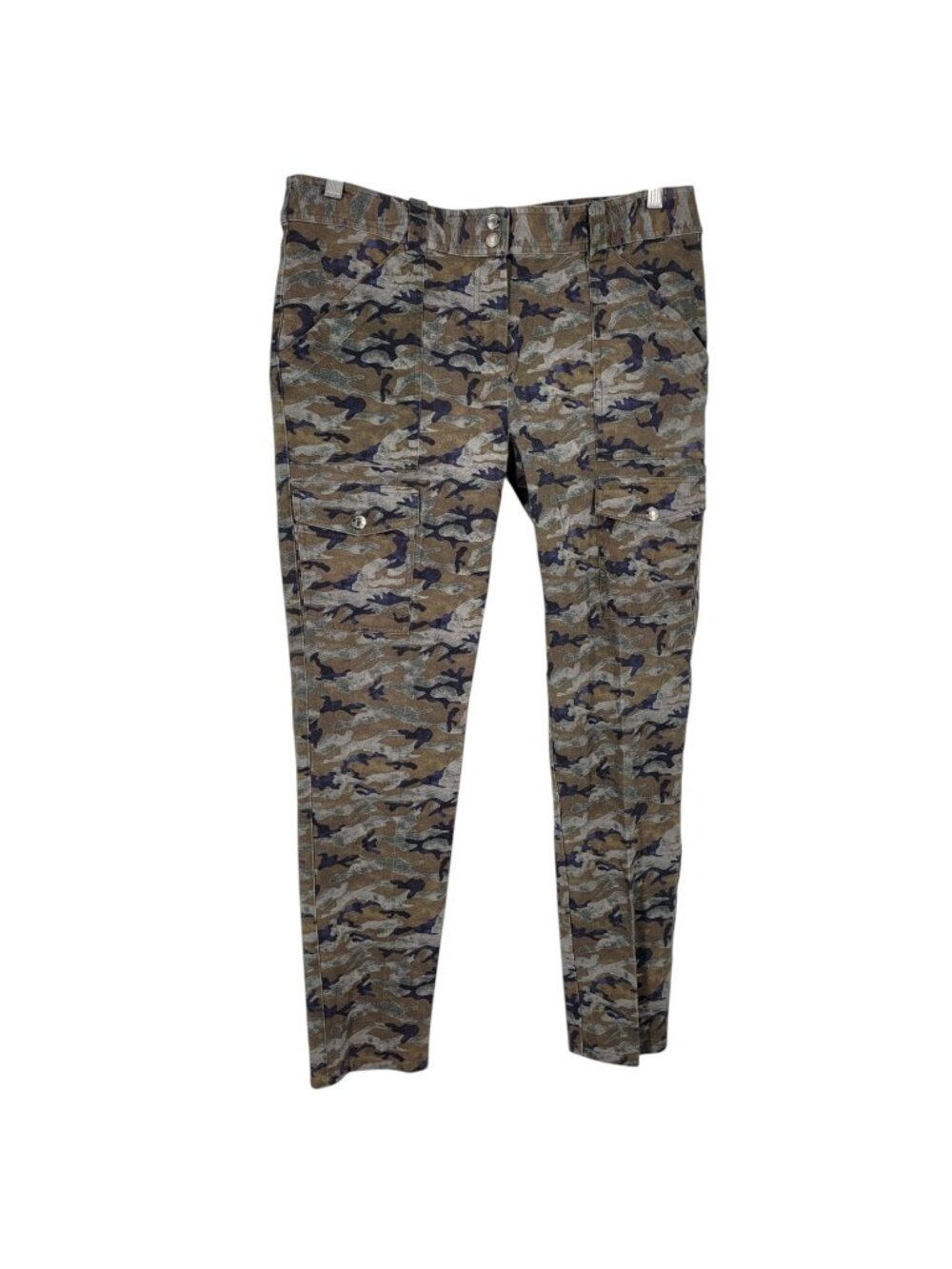 Anatomie L Camo Cargo Pants Stretch Utility Slim skinny Military Travel